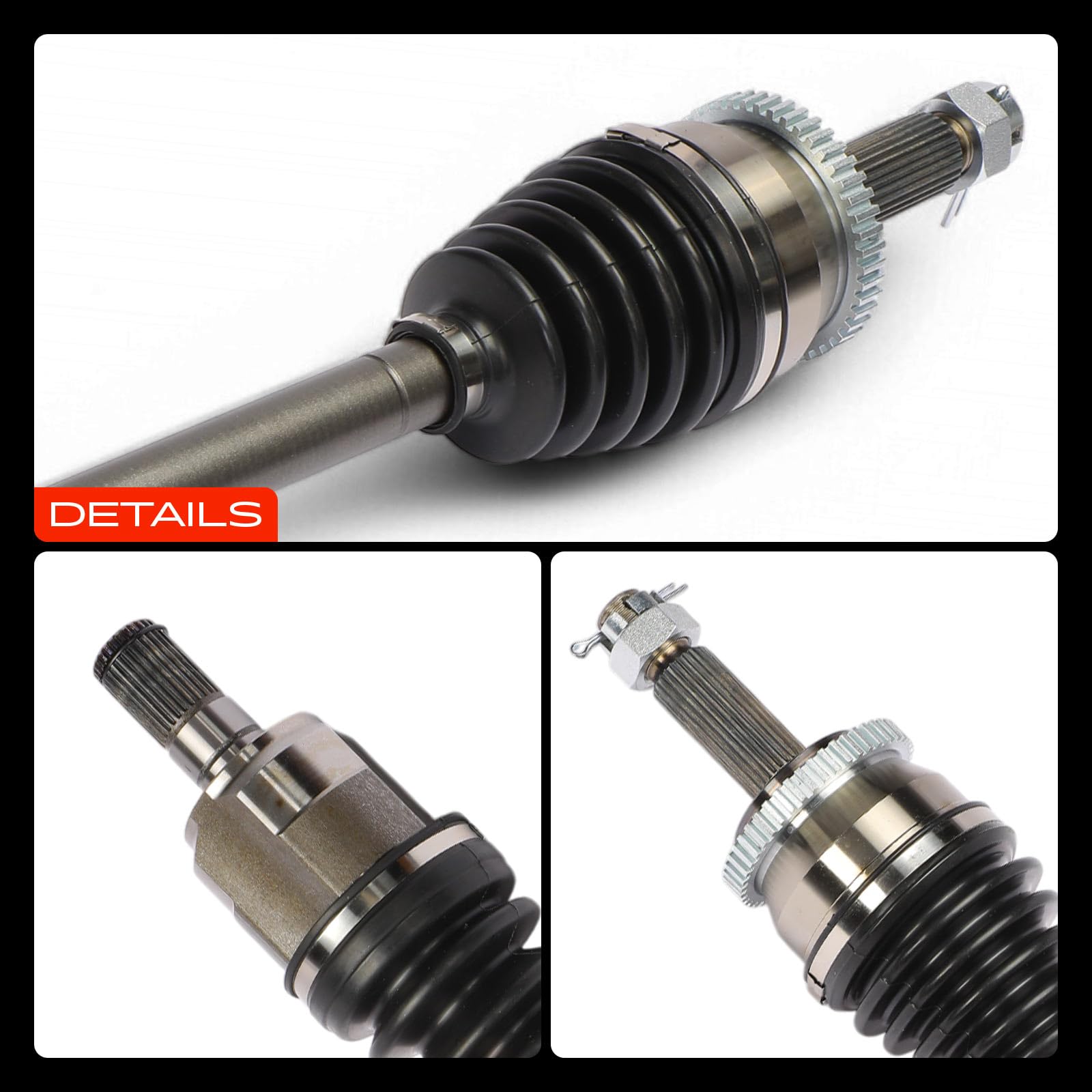 A-Premium left axle compressed length 26.34 inches for accurate fit