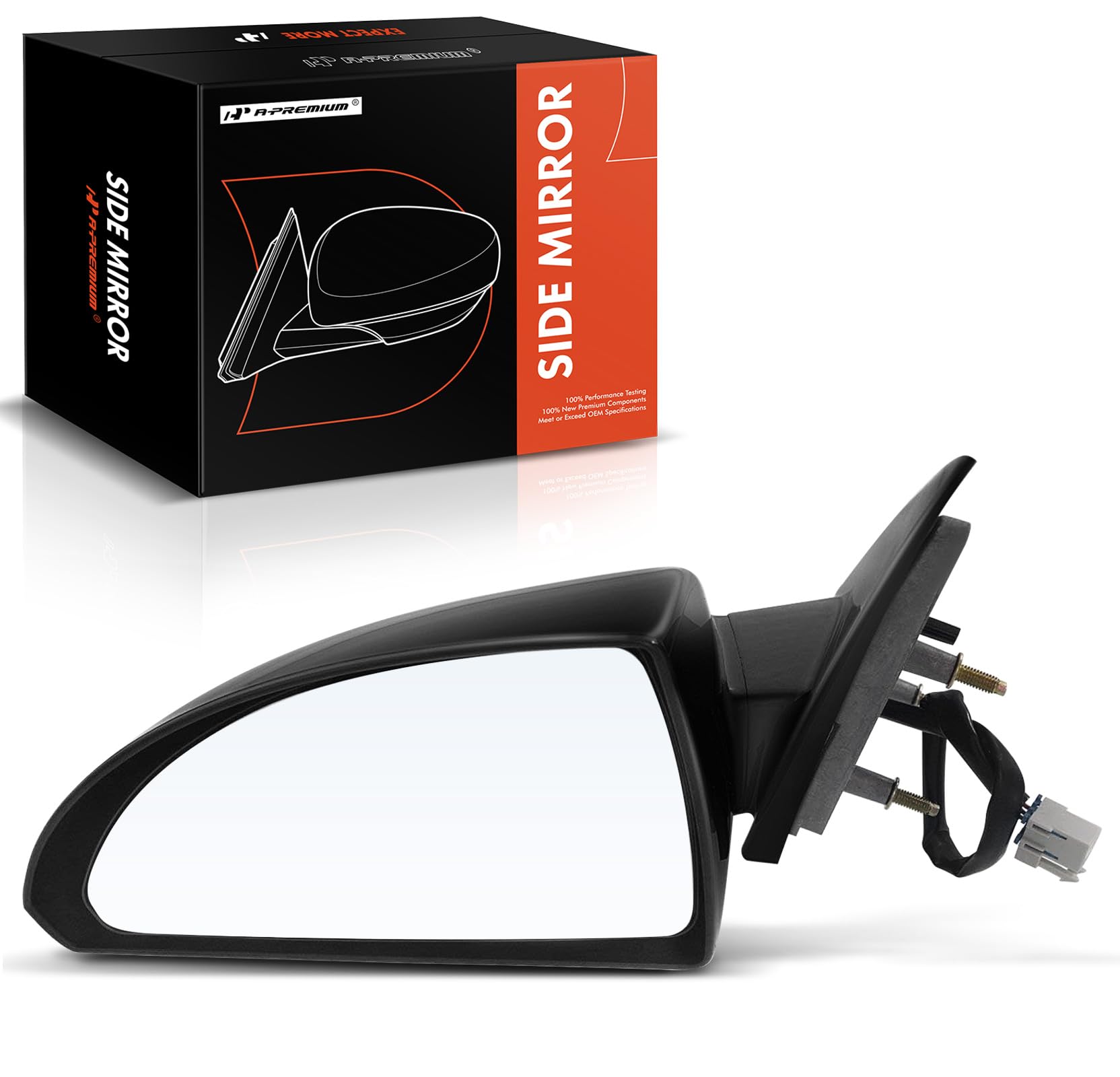 APremium left driver side mirror for Chevrolet Impala 2006-2013 provides reliable exterior visibility.