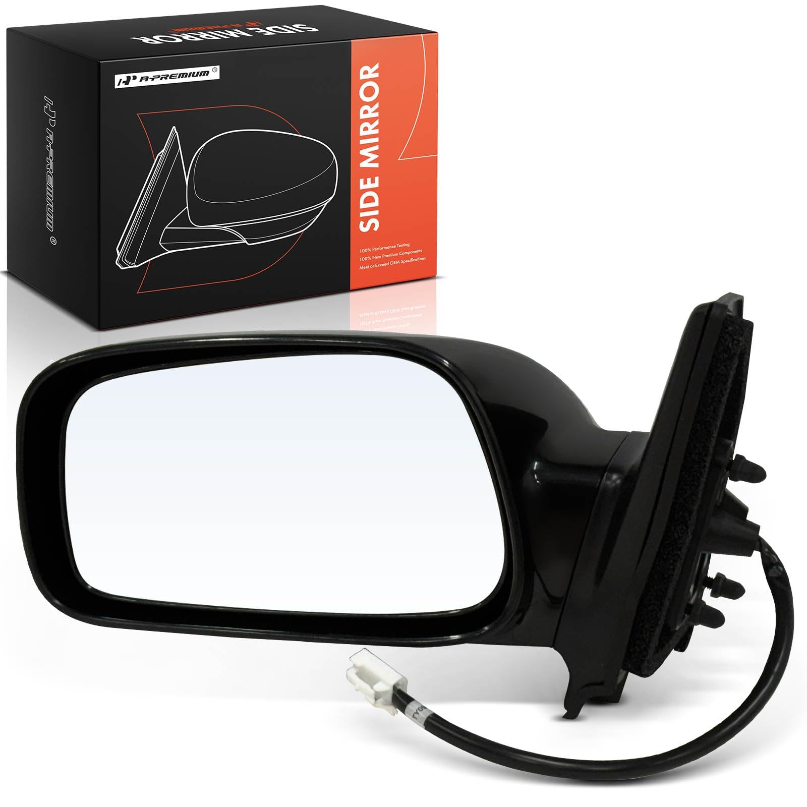 A-Premium left driver side mirror for Toyota Corolla 2003-2008 provides reliable rear visibility