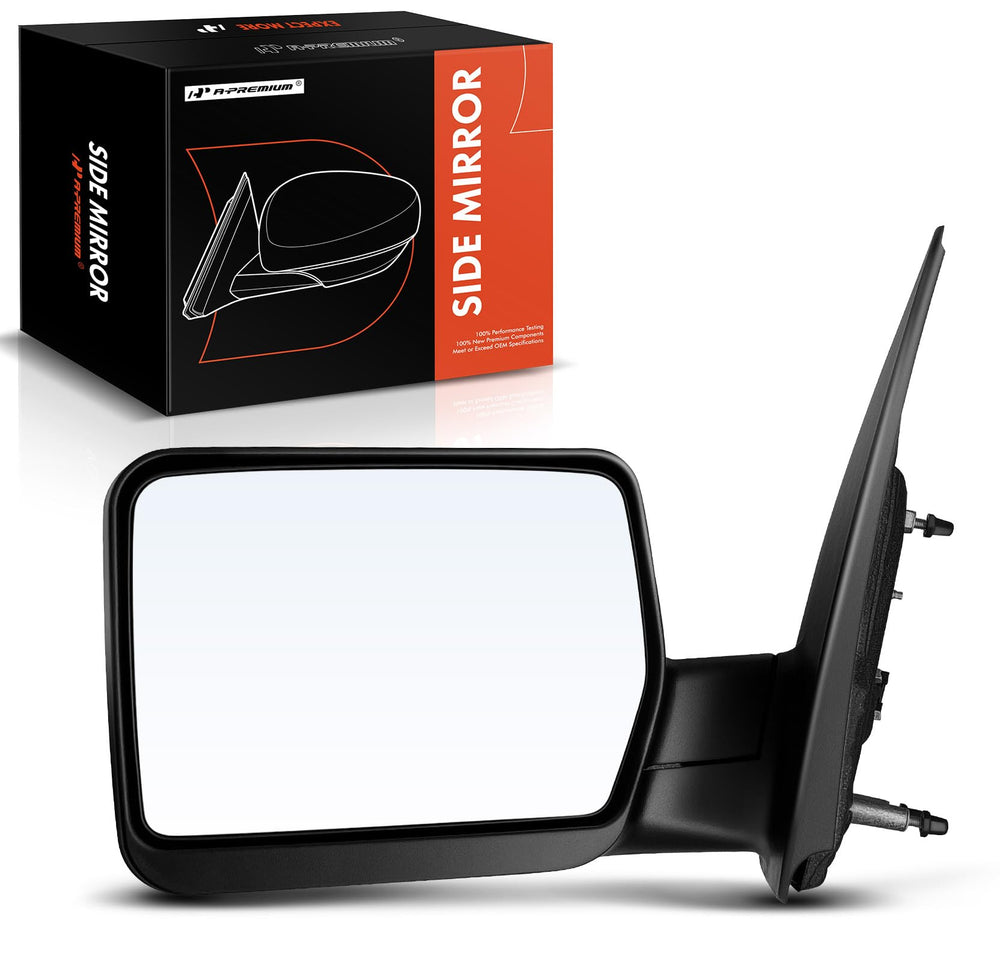 A-Premium left driver-side power mirror for Ford F-150 provides clear side visibility.