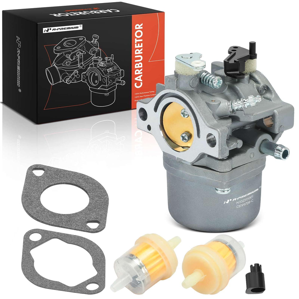 A-Premium LMT 5-4993 carburetor front view shows compact form for easy replacement