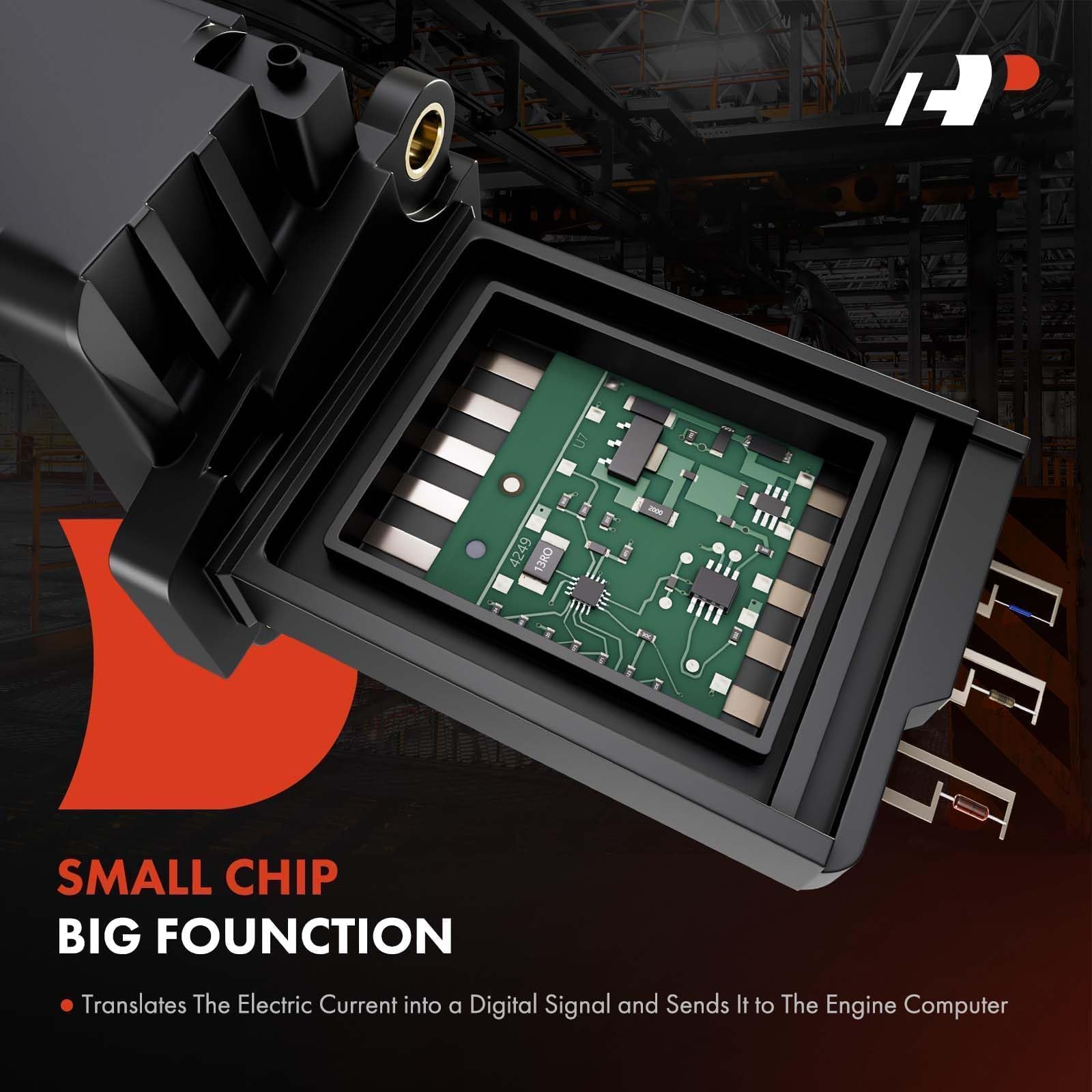 A-Premium MAF sensor packaging shows fitment data and reference numbers for compatibility.