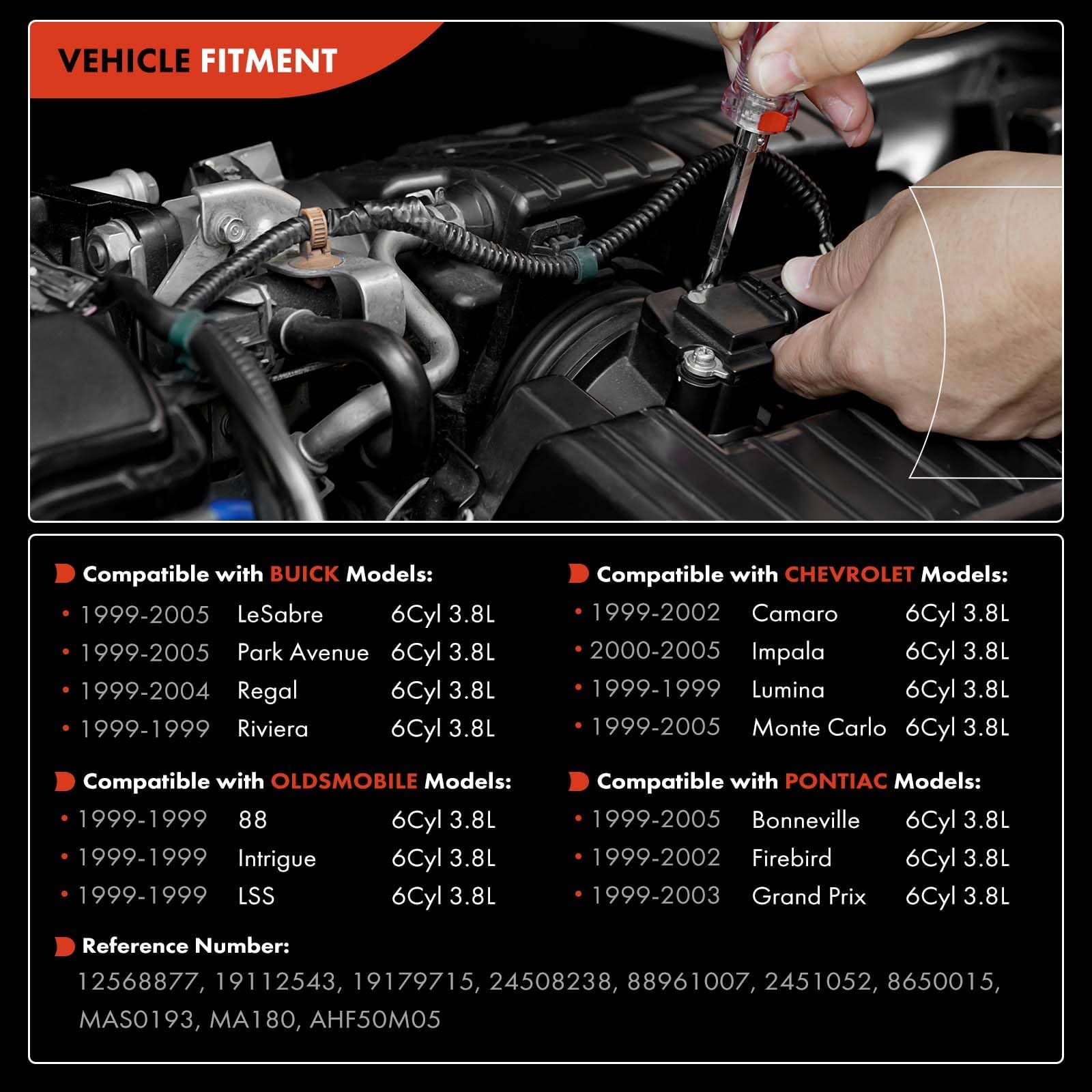 A-Premium MAF sensor connector side view for easy installation.