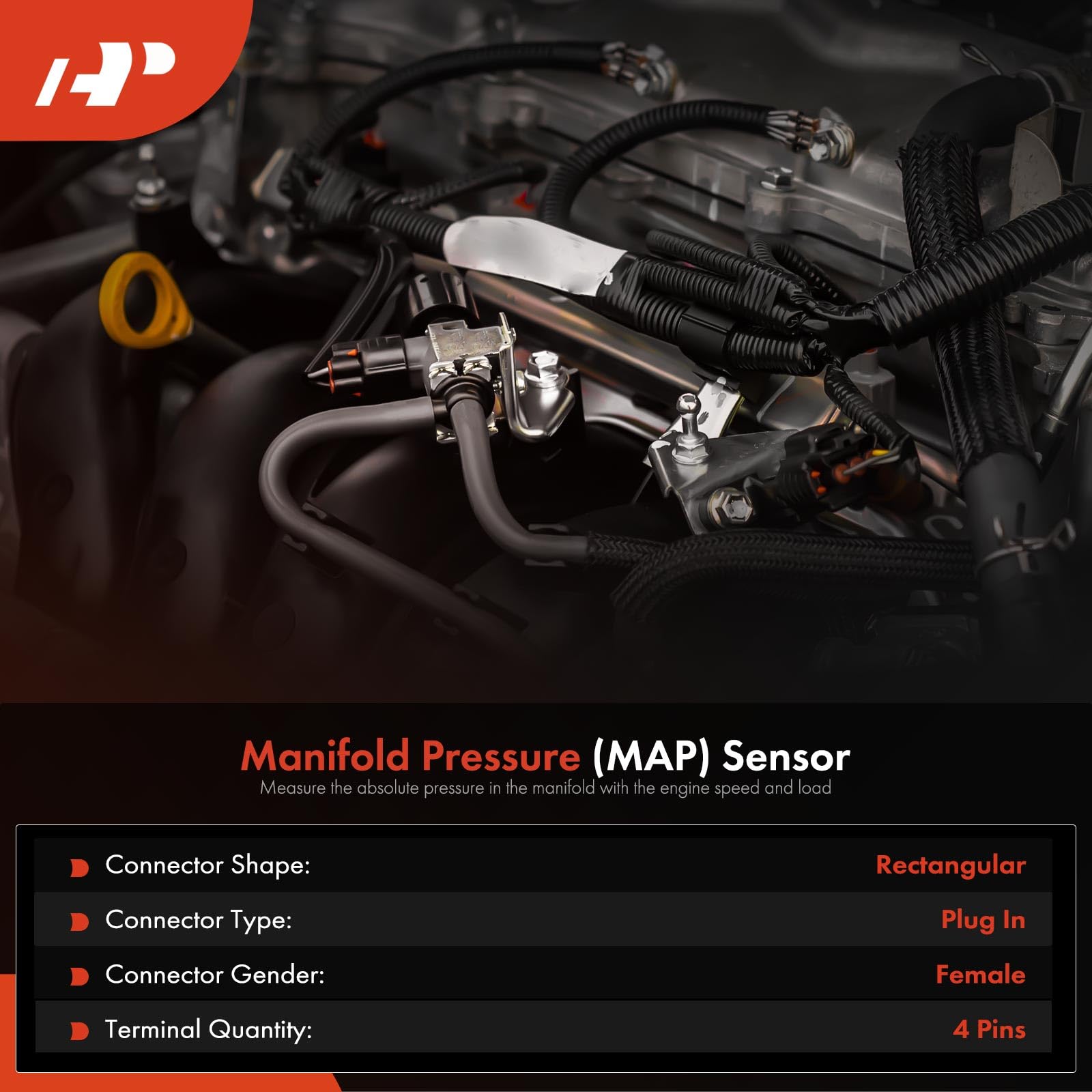 A-Premium MAP sensor for Ford Fusion supports accurate fuel trim