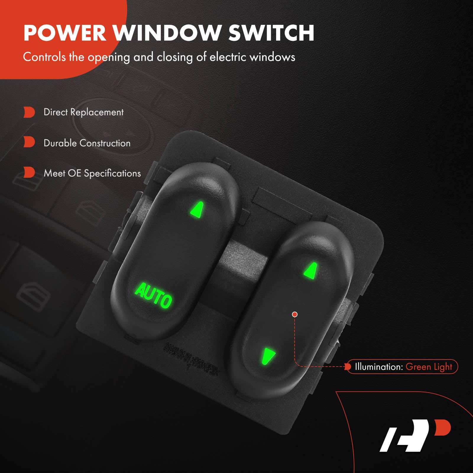 A-Premium switch connectors ensure reliable electrical contact for consistent operation.