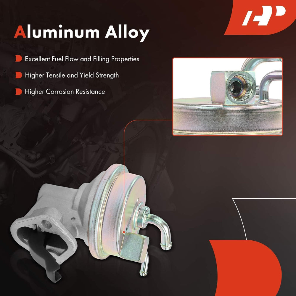 A-Premium mechanical fuel pump visual-inspection shows spring and seals in place.