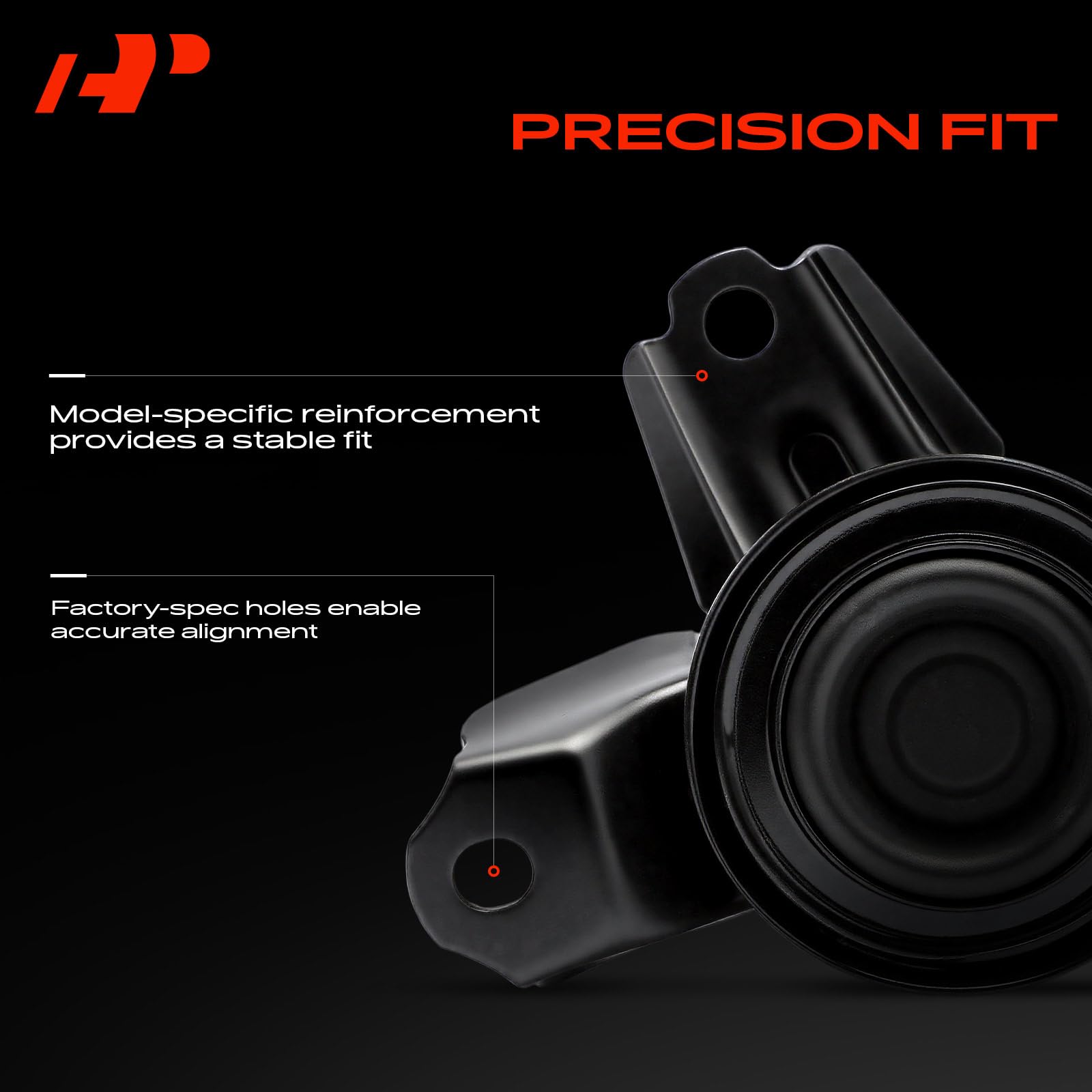 A-Premium close-up of mount demonstrates rugged construction