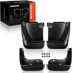 A-Premium mud flaps front left guard protecting Honda Accord paint.