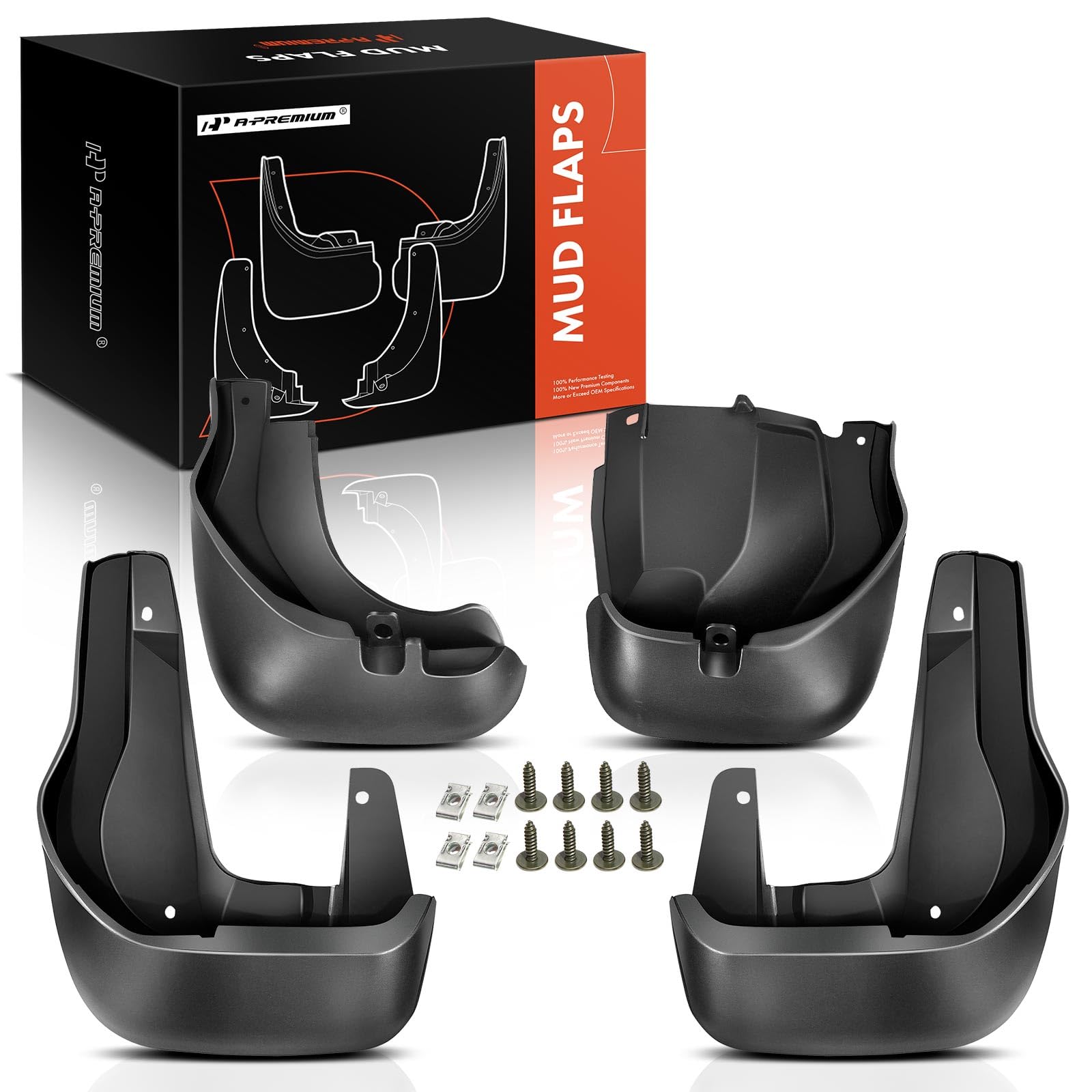 A-Premium mud flap front-left for Honda CR-V protects paint from road debris.