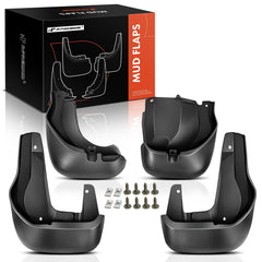 A-Premium mud flap front-left for Honda CR-V protects paint from road debris.