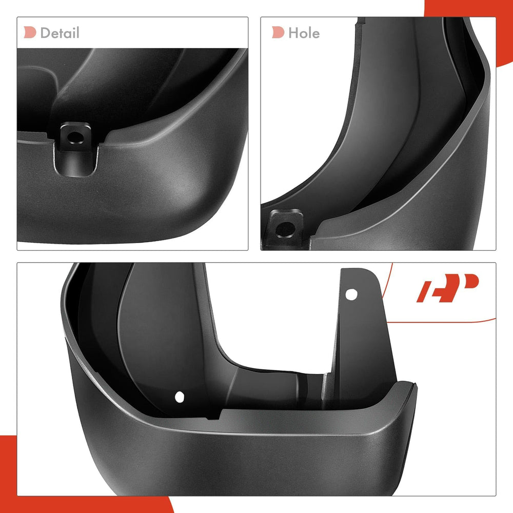 PP plus TPE material ensures toughness and aging resistance in the mud flaps.