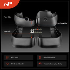 A-Premium mud flap rear-left for Honda CR-V shields the bumper from salt and grit.