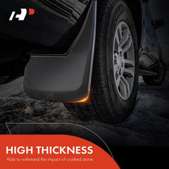 A-Premium rear right mud flap for Honda Civic 2012-2015 guards fender area