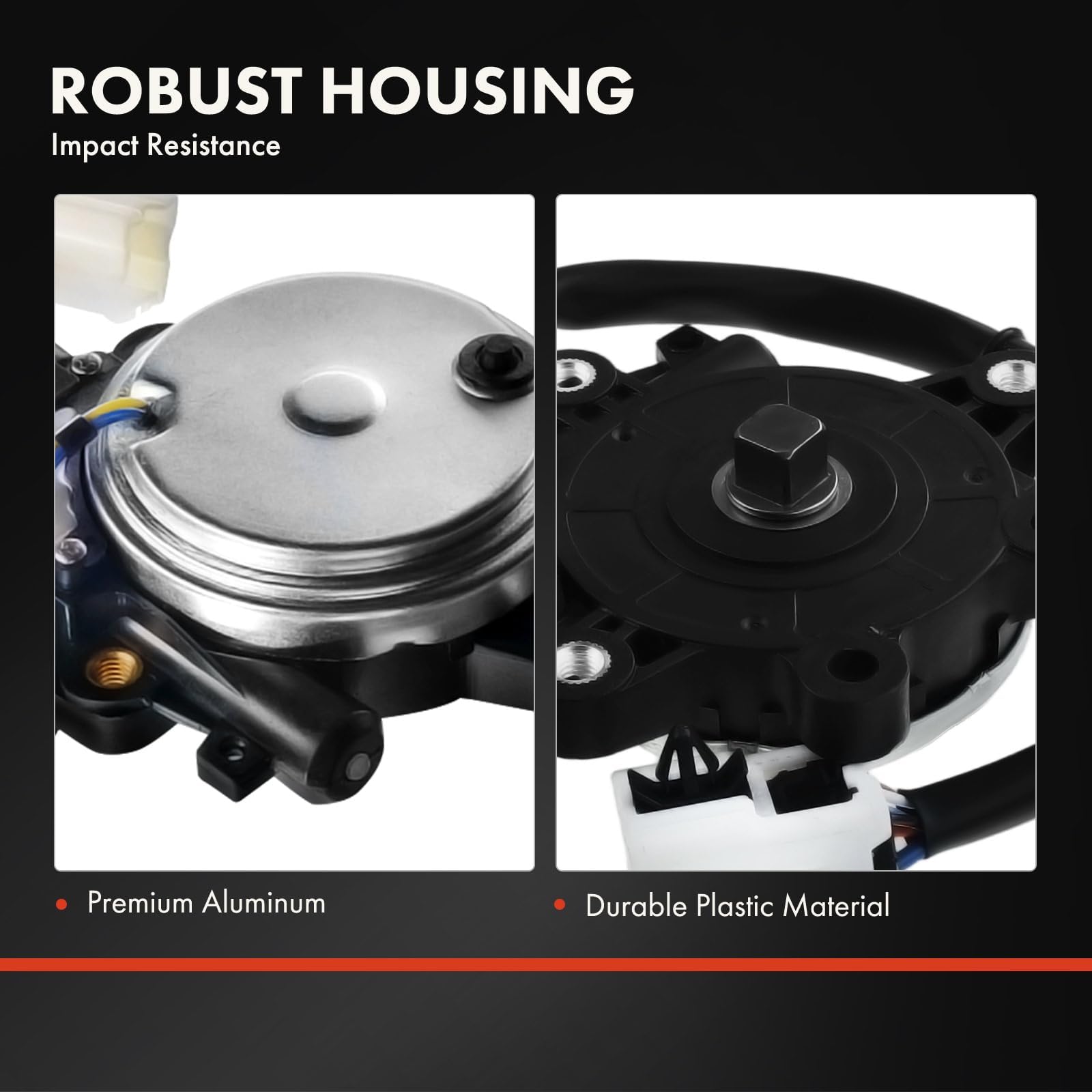 Nissan 350Z 2003-2008 front-right motor by A-Premium ensures smooth lift.