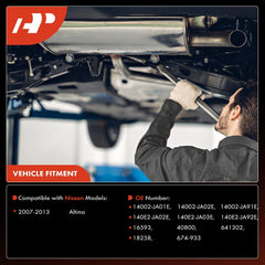 A-Premium Nissan Altima 2.5L front cat assembly for easy replacement.