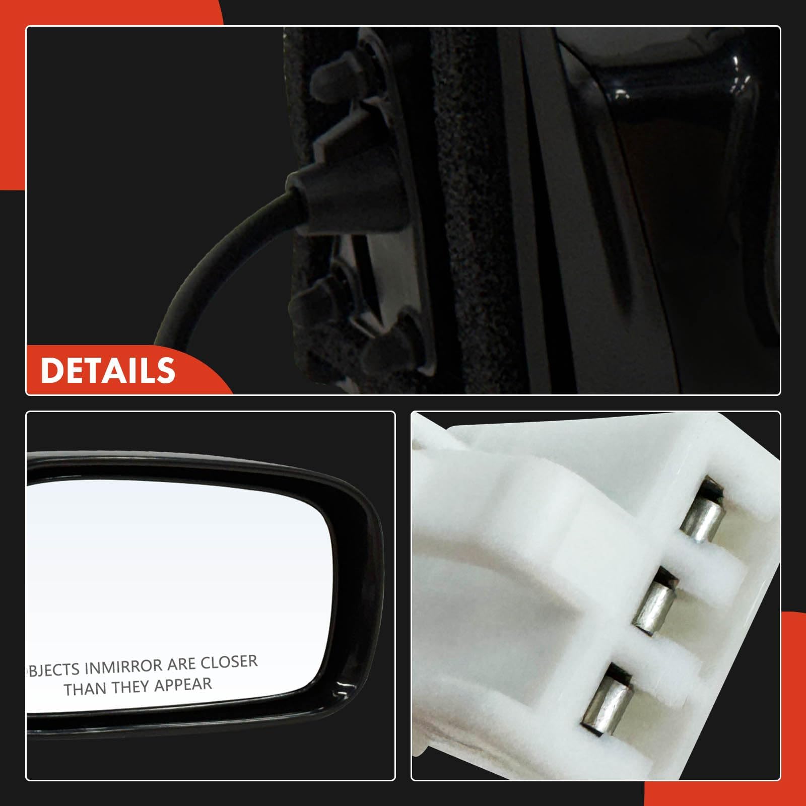 A-Premium outside mirror assembly built for long-term durability in daily driving.