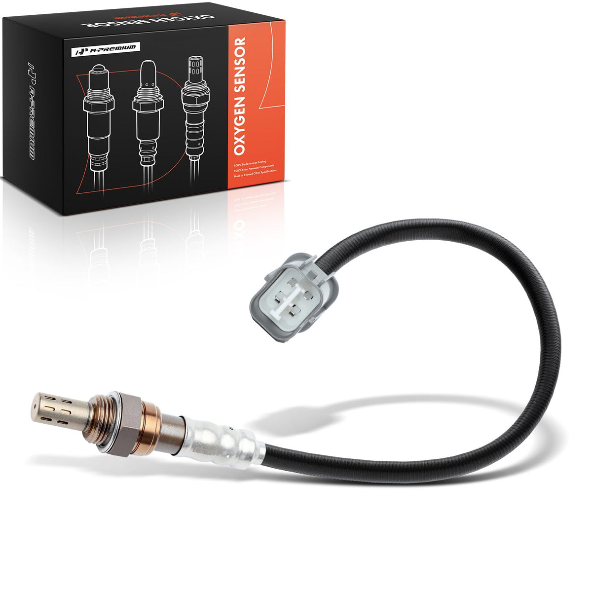 A-Premium O2 sensor downstream-front view for Honda and Acura models.