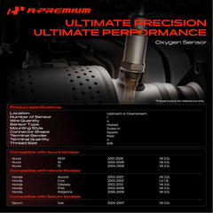 A-Premium downstream sensor with heated element for reliable readings.