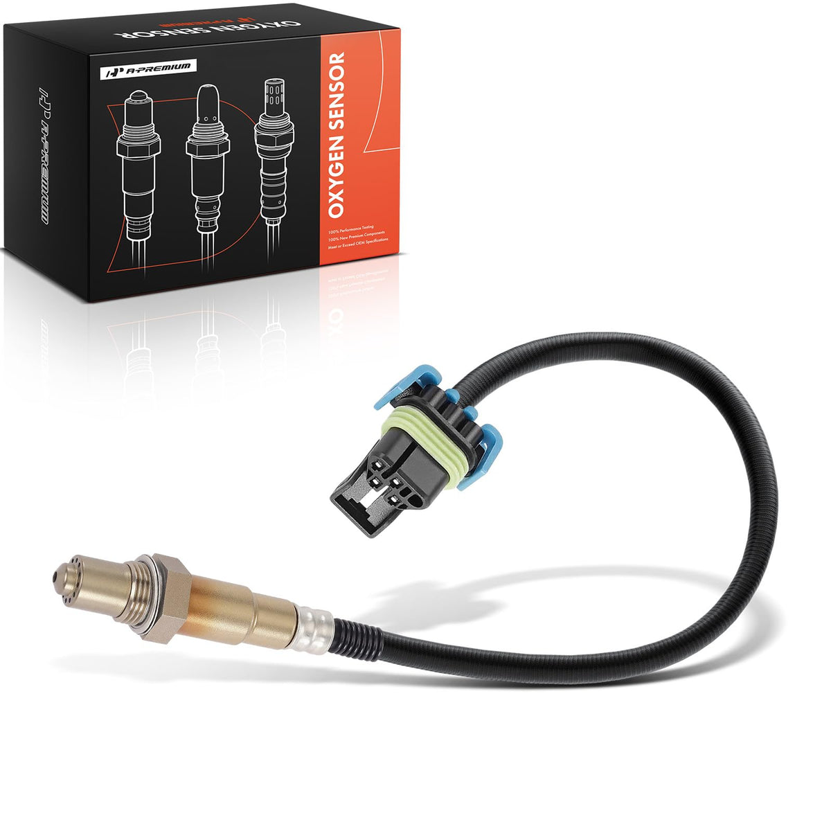 A-Premium O2 sensor upstream/downstream for Equinox closeup with precise connection.
