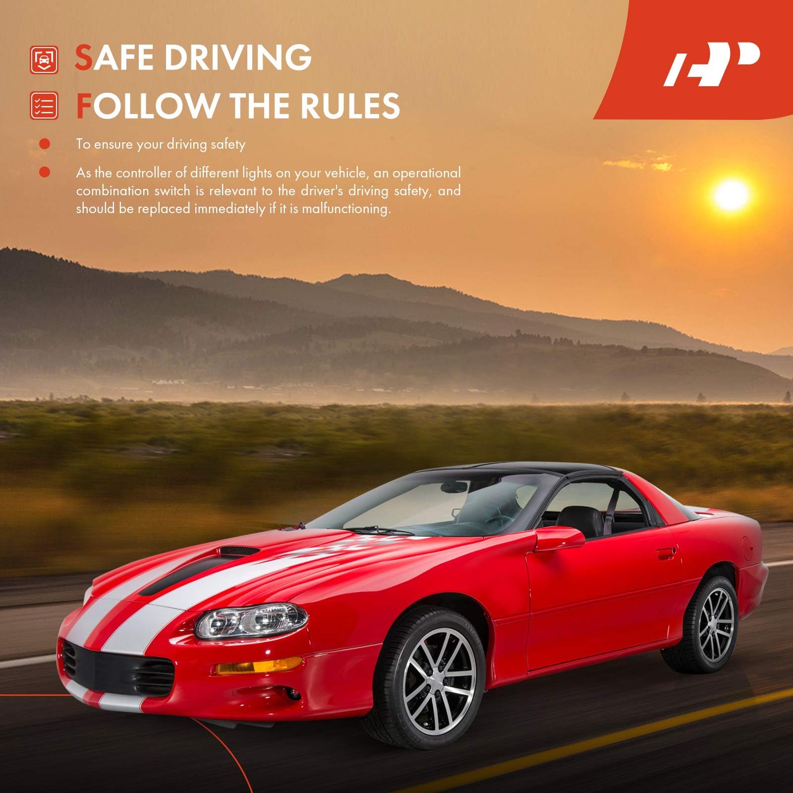 A-Premium oe-style markings emphasize authenticity in a non-OEM replacement.