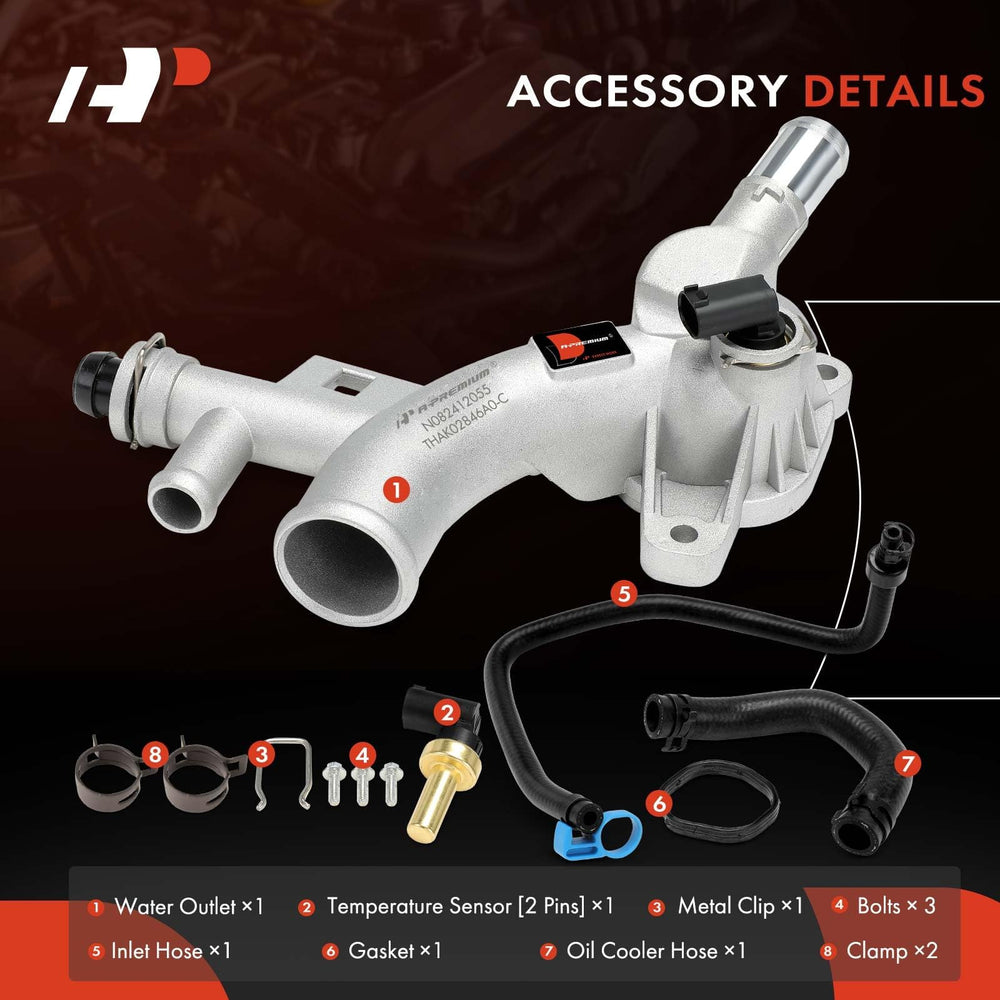 A-Premium oil cooler hose connectors for secure line connections