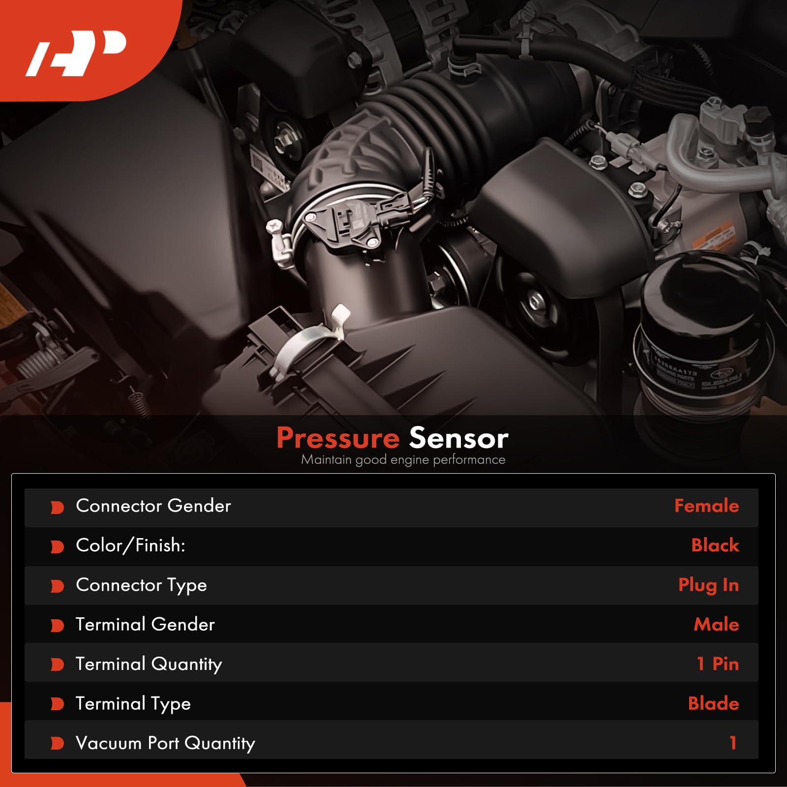Compact, durable design built to withstand automotive vibrations.