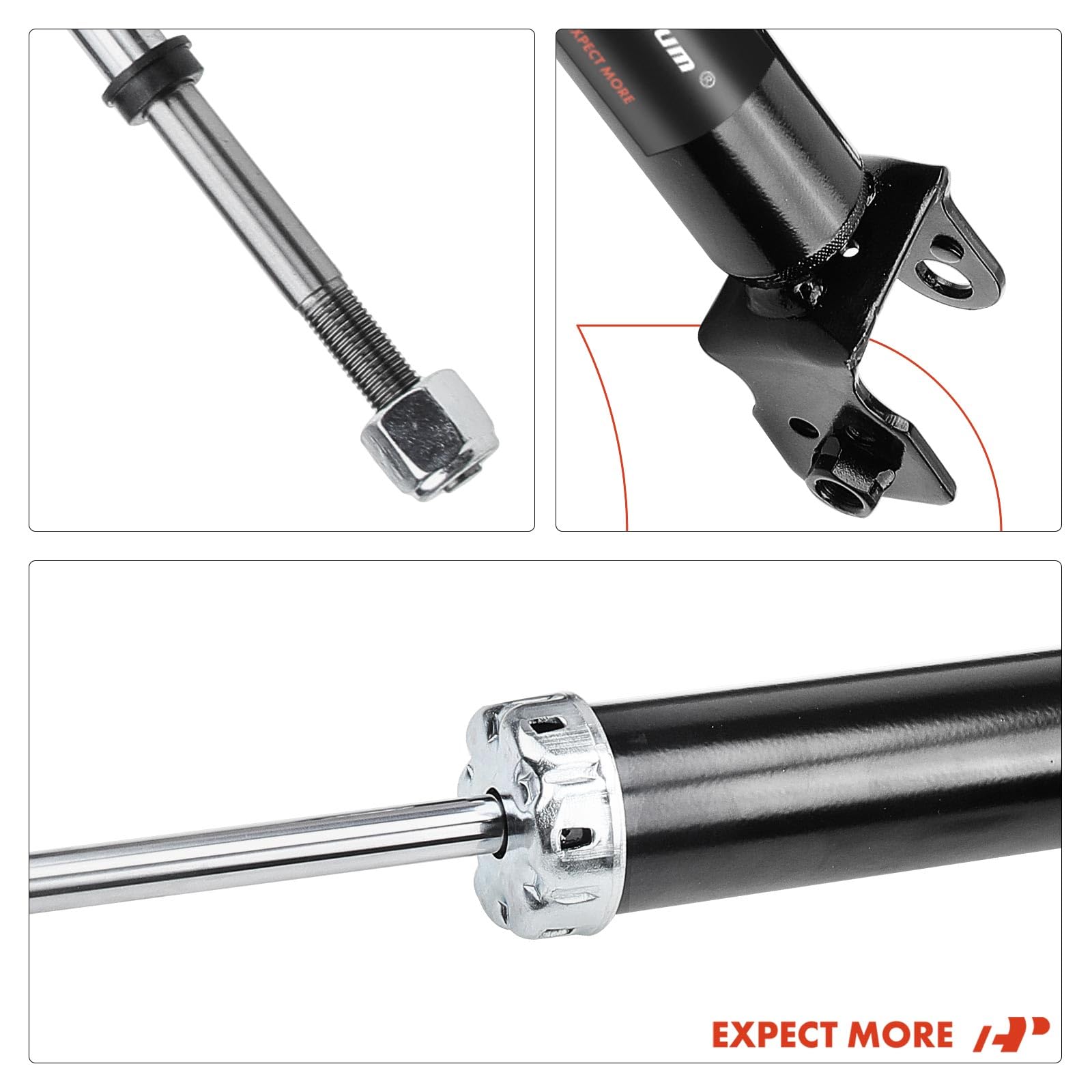 A-Premium one-year warranty on rear shock set for peace of mind.