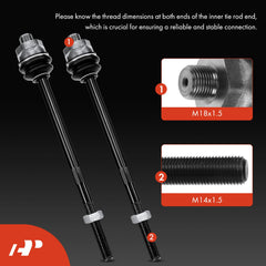 A-Premium outer tie rod end greased stud for smooth movement