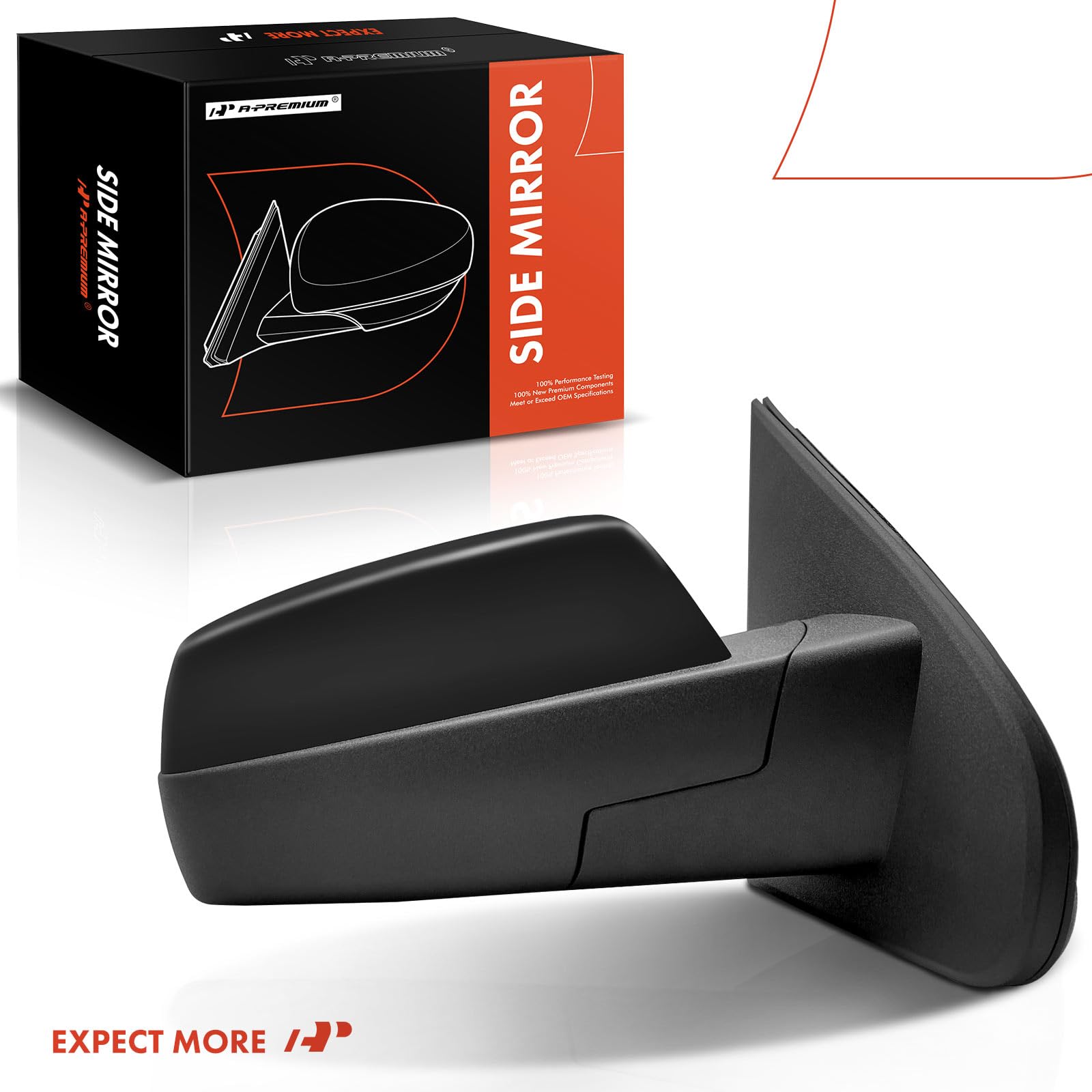 A-Premium durable black outside mirror assembly for trucks
