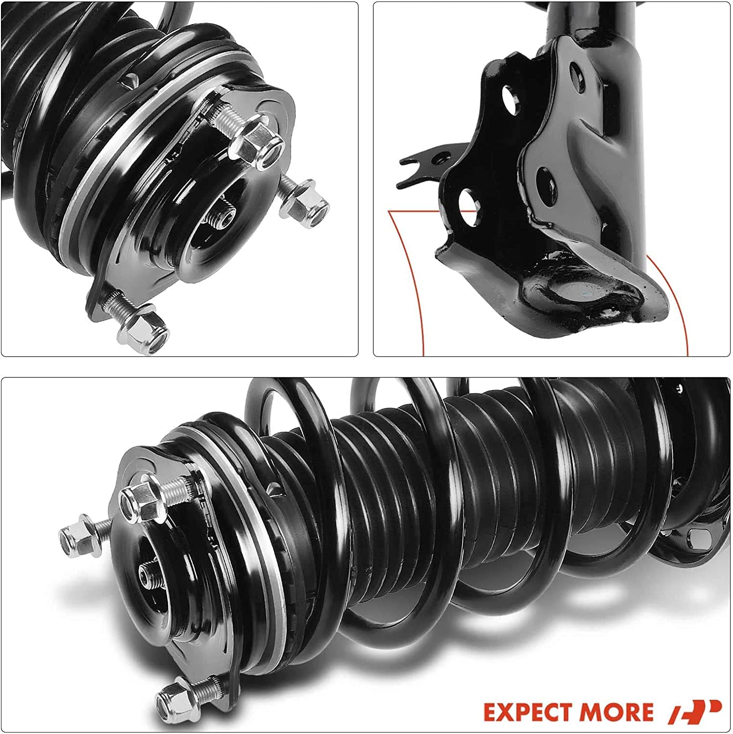 A-Premium suspension set in packaging ready for replacement installation.