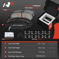 A-Premium pad wear indicator helps monitor brake life on the pads