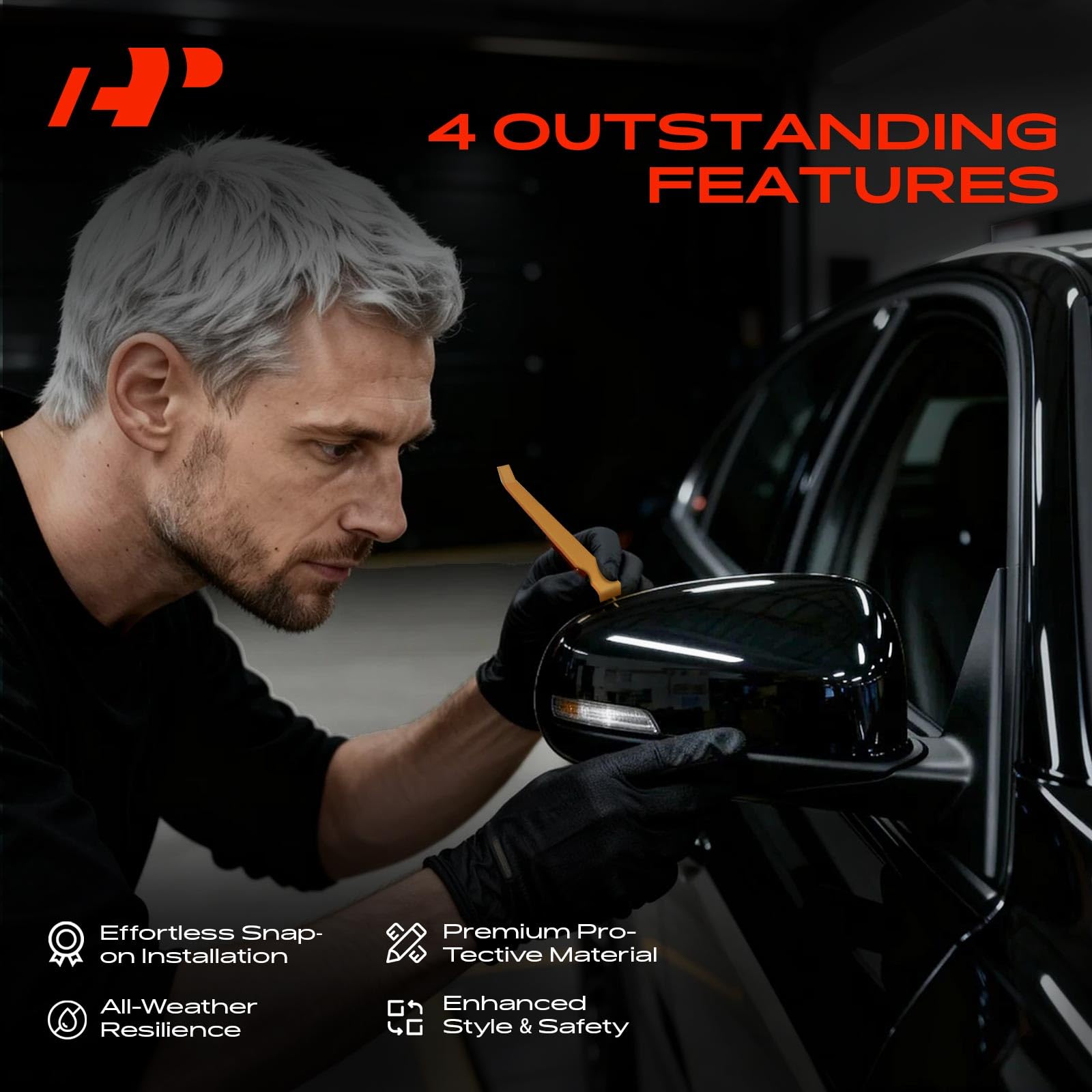 A-Premium durable plastic construction withstands daily wear and weather
