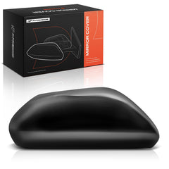 A-Premium passenger-side mirror cover front view shows clean integration with the car body