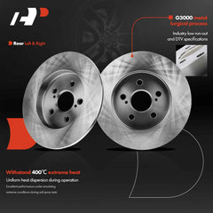 A-Premium rear rotor for Pontiac Vibe with compatible 2009-2010 model