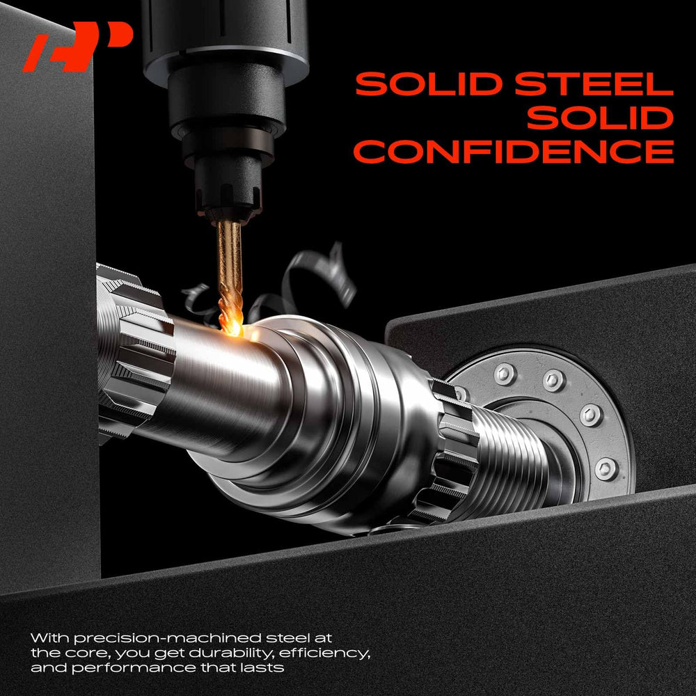 A-Premium power steering pump with reservoir, hose attachment prepared for quick connection.