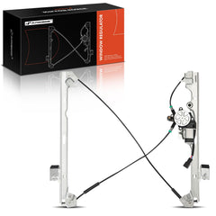 A-Premium power window regulator front-left with 2-pin motor for smooth operation.