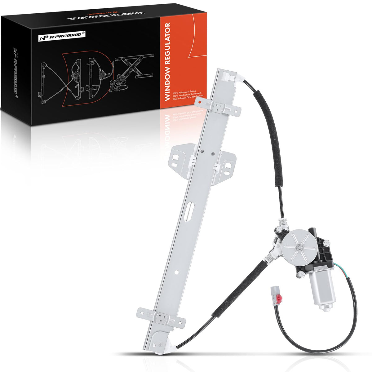 A-Premium power window regulator motor for Honda Pilot rear-right, ready for direct replacement