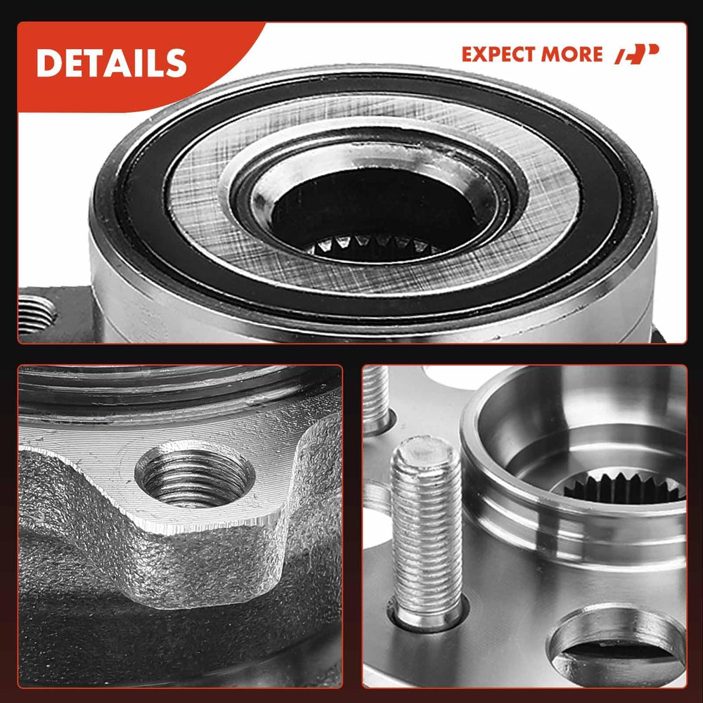A-Premium wheel studs and seal, durable construction.