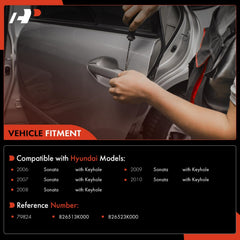 A-Premium primed black door handle finish ready for paint to match your car