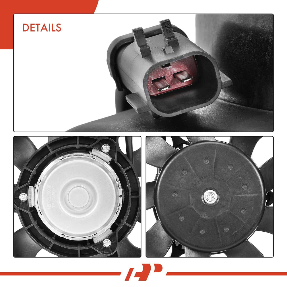 Shroud included with the A-Premium fan assembly for straightforward install.