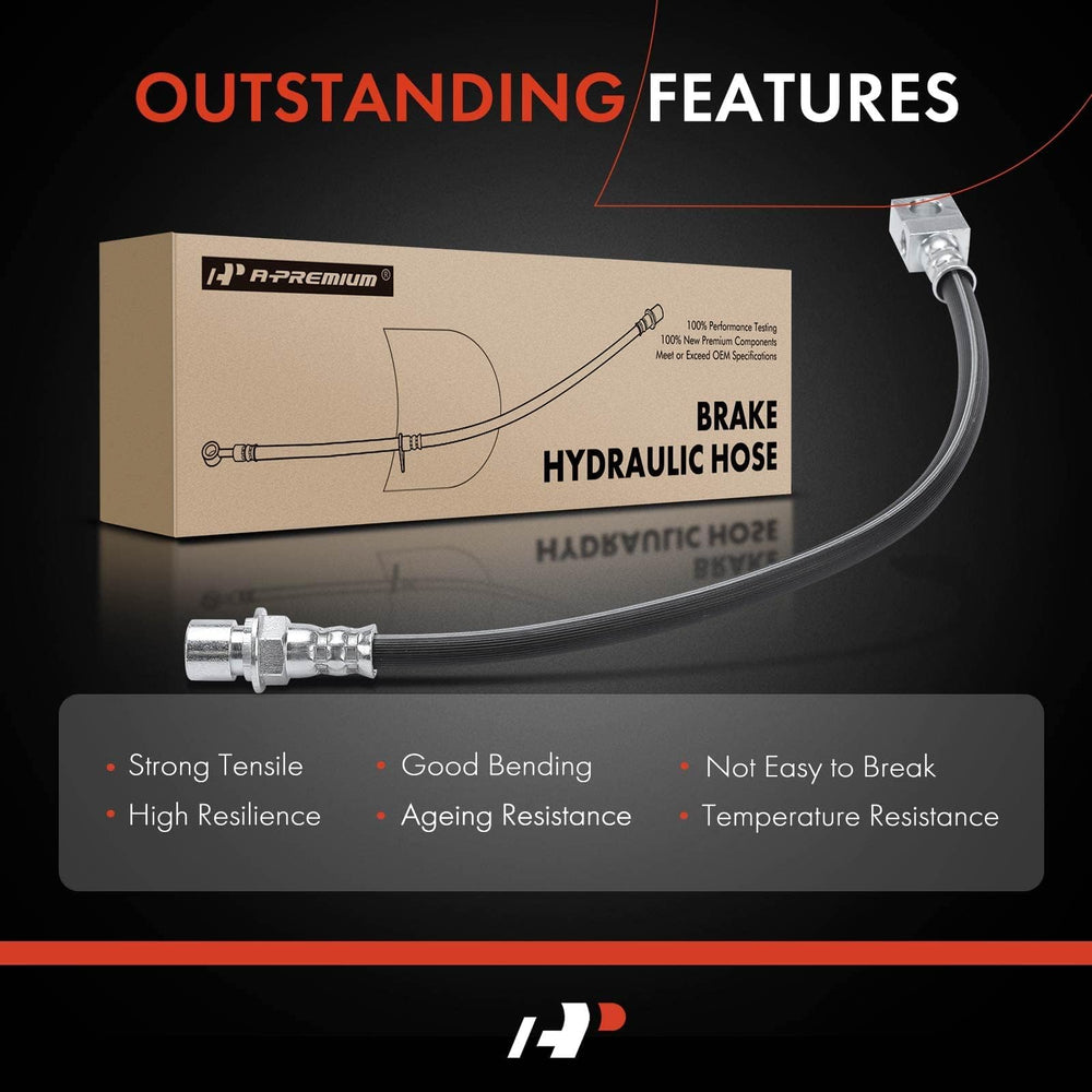 A-Premium rear center brake hose for Buick Apollo 1974-1975 supports durable brake line operation.