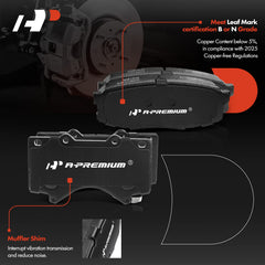 A-Premium rear ceramic brake pads for Lexus LX570, steady stopping performance.