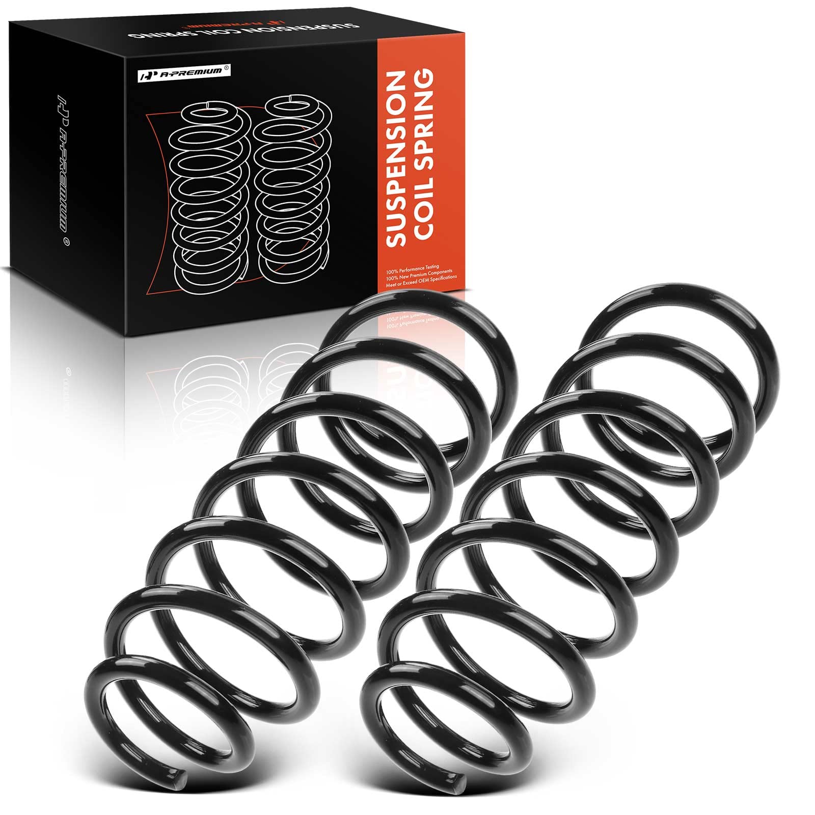 A-Premium rear coil spring left side for Honda Civic enhances ride stability.