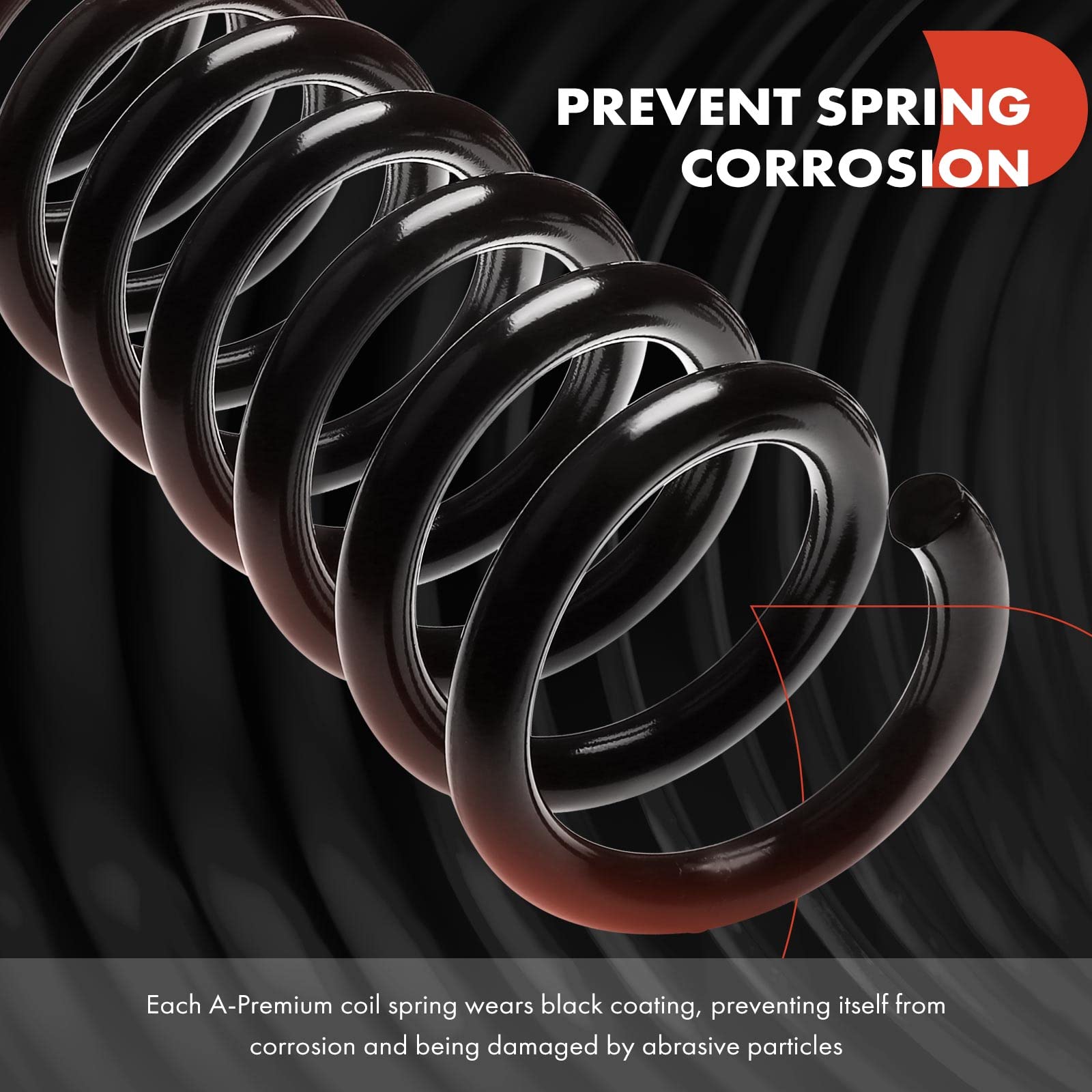 A-Premium rear coil spring for Tiguan left boosts stability and load support