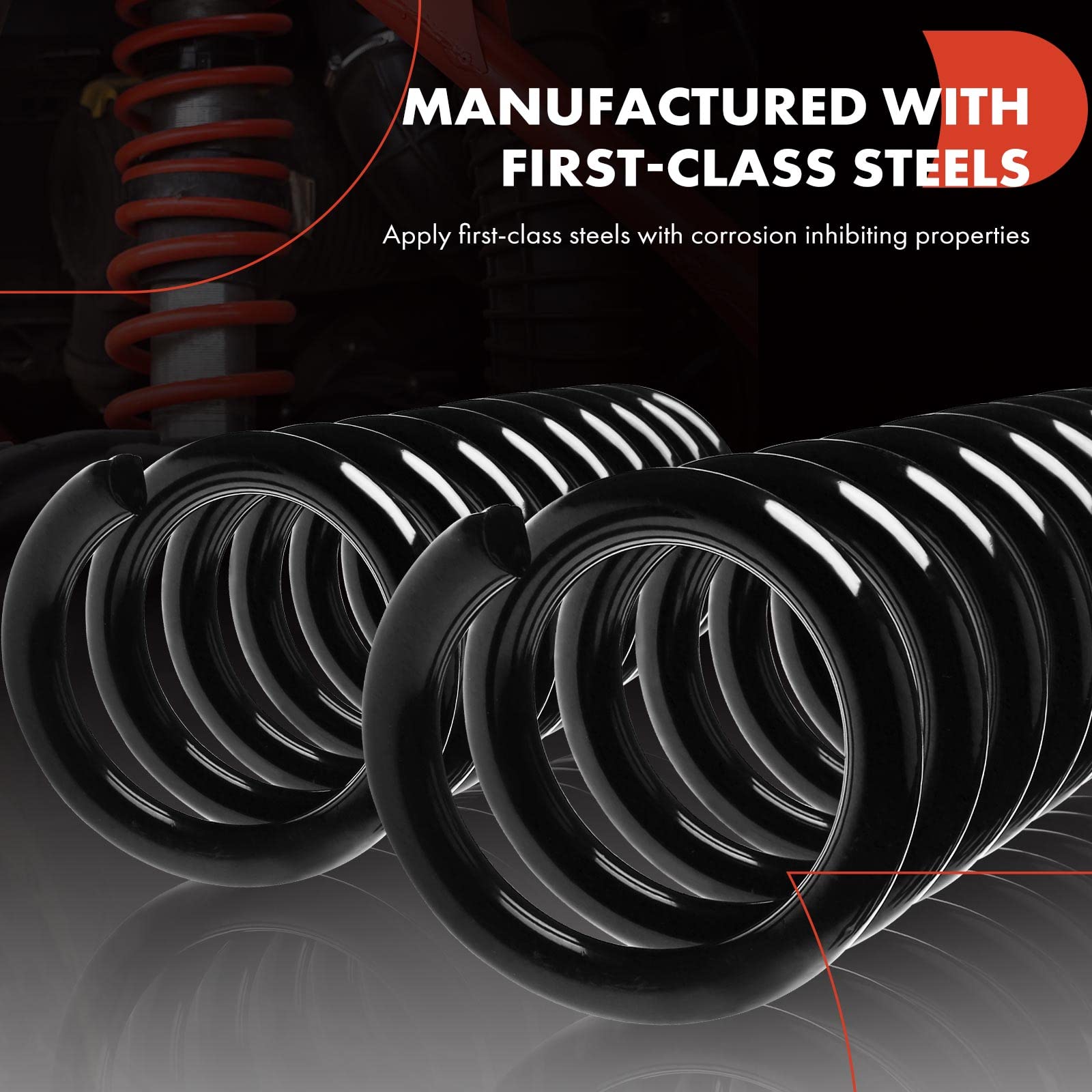 A-Premium rear coil spring for Tiguan right improves road grip