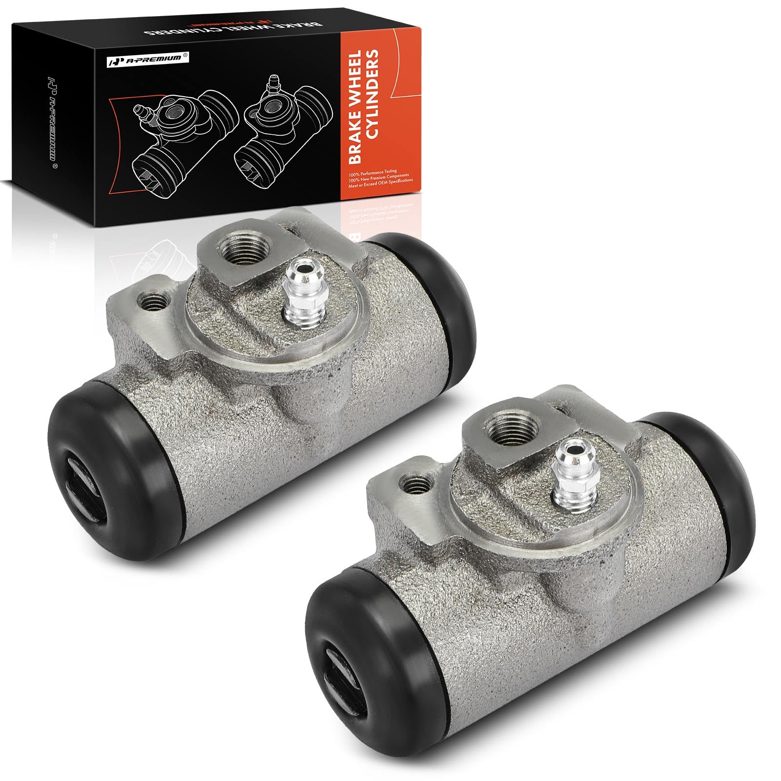 A-Premium rear driver drum brake wheel cylinder, left side, promotes balanced braking for Silverado and Sierra.