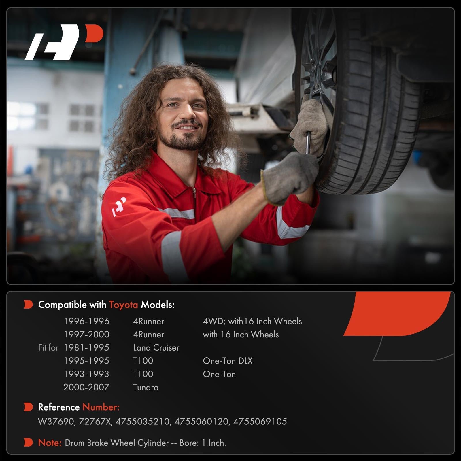 A-Premium wheel cylinder for 4Runner improves rear braking performance