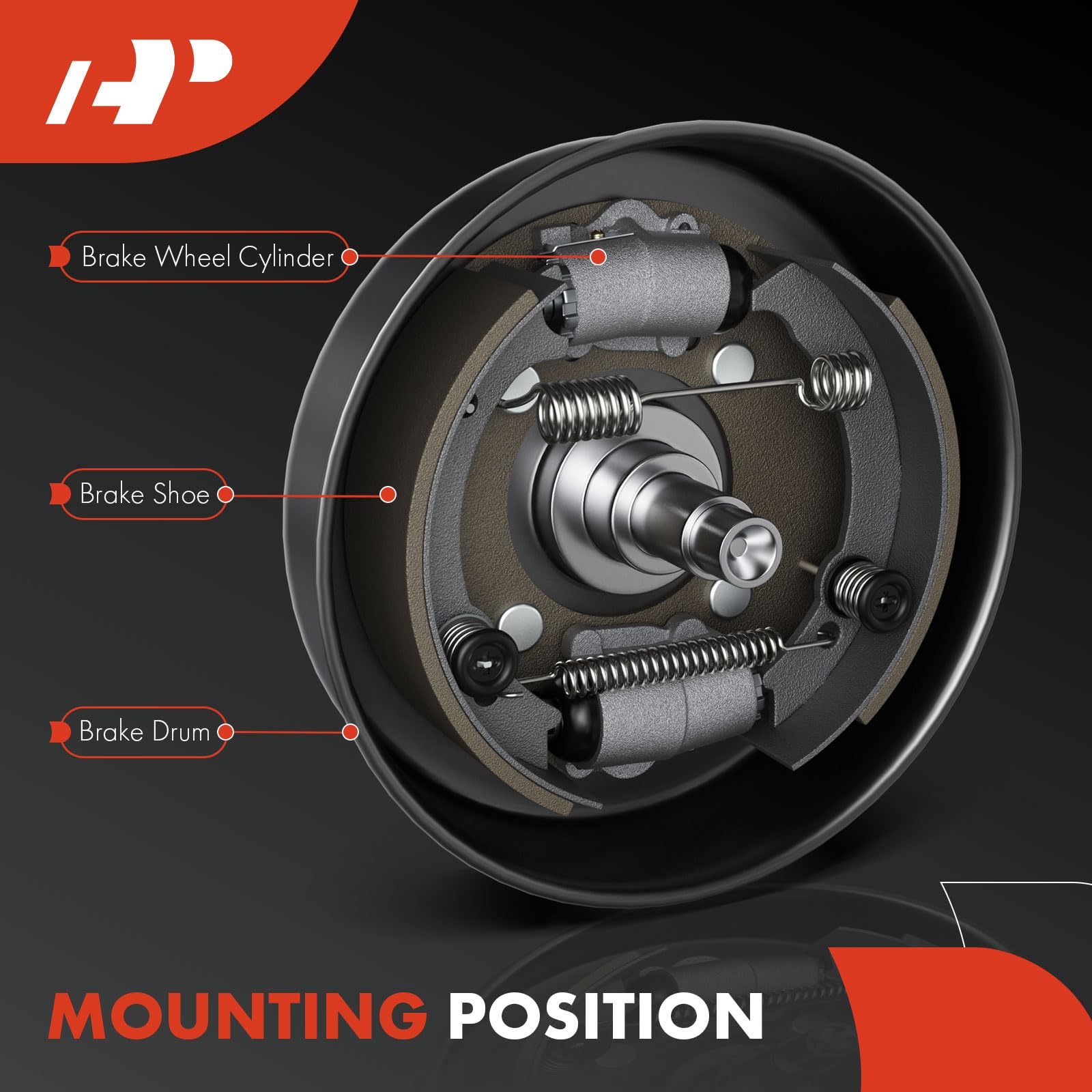 A-Premium rear drum brake wheel cylinder for Land Cruiser supports steady braking