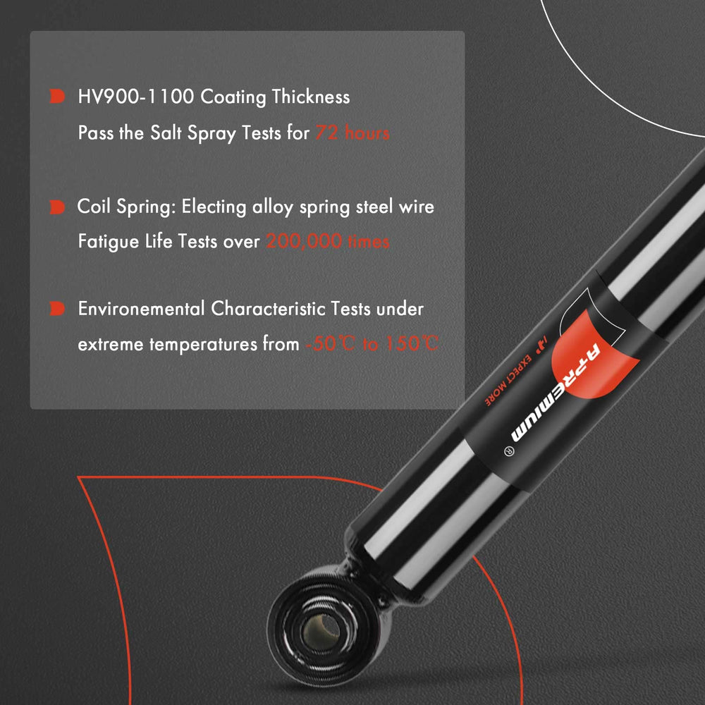 A-Premium rear shocks for Buick LaCrosse boost rear stability on uneven pavement
