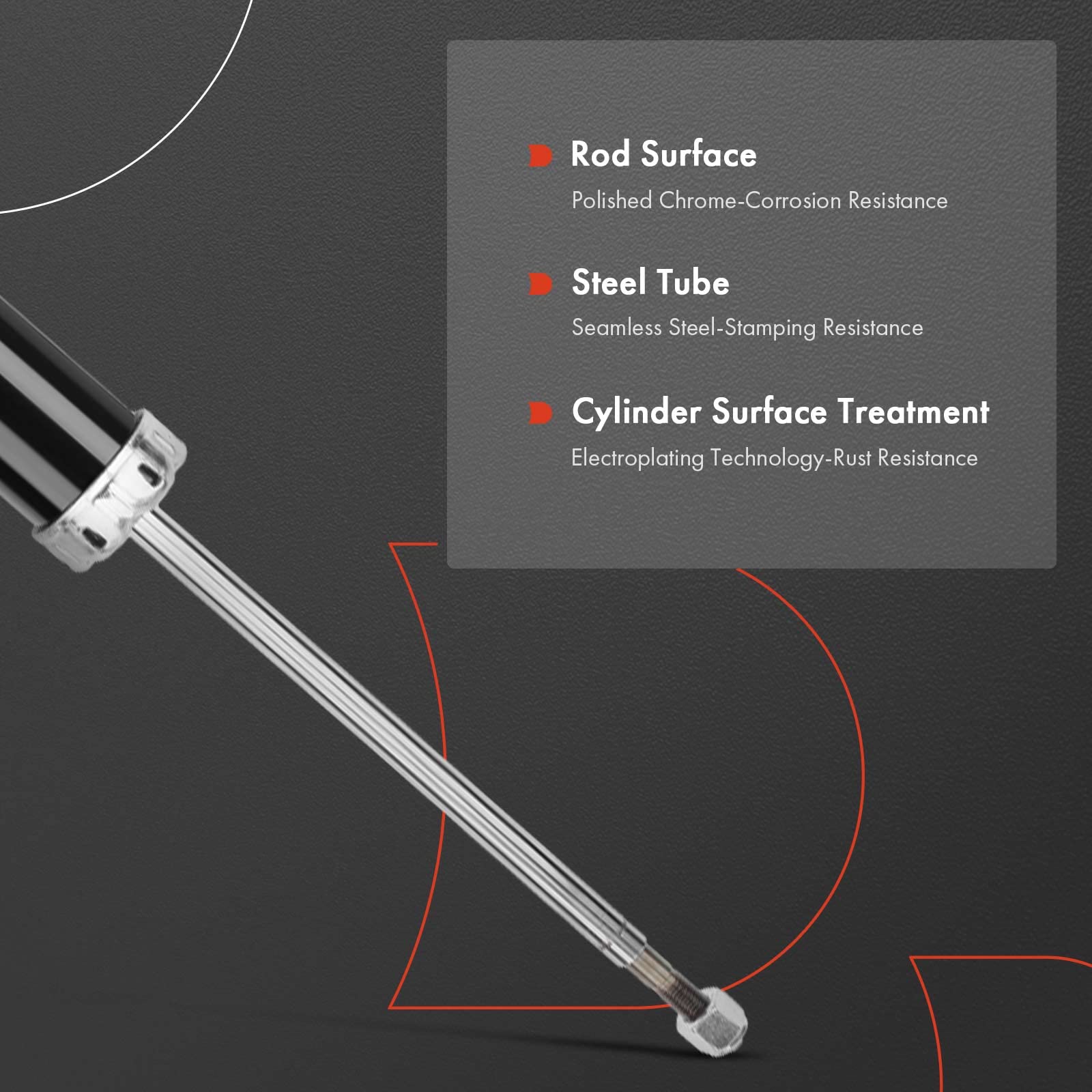 A-Premium rear shocks for Buick Regal balance ride and cornering